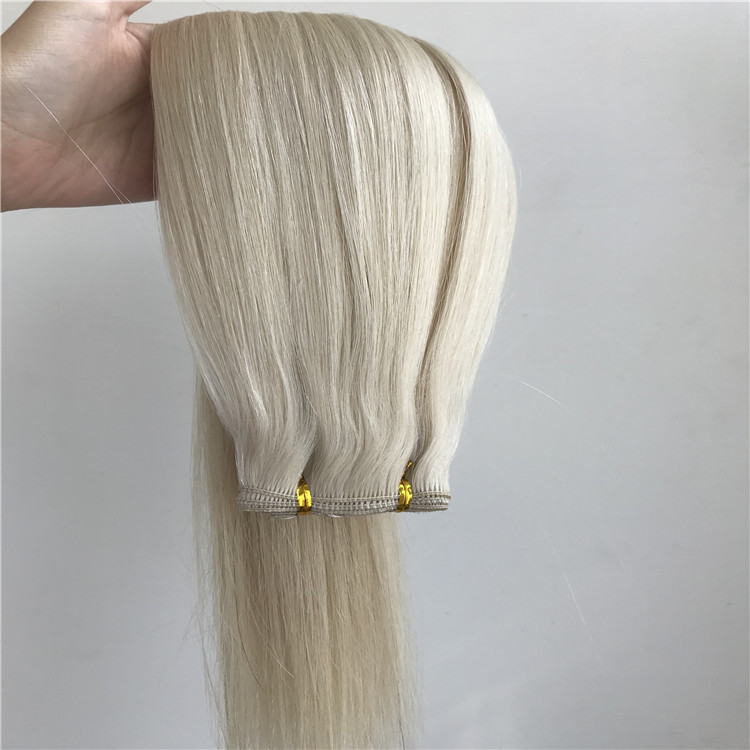 The most popular hand tied blond hair H184